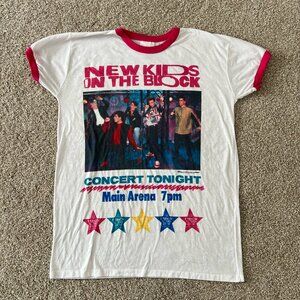 90s New Kids on the Block Hangin’ Tough Oversized Sleep Shirt Vintage Size XL